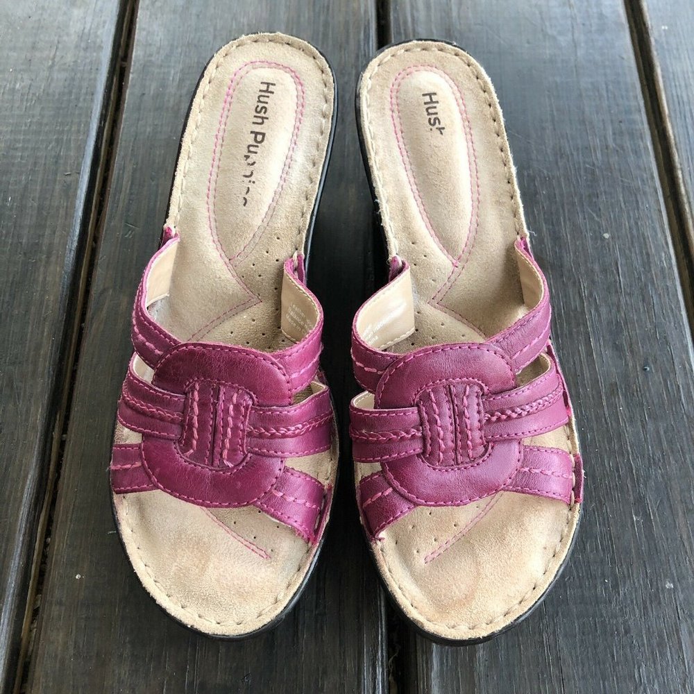 Women’s Hush Puppies Wedge Sandals Shoes Size 7 - Picture 4 of 8